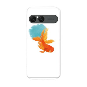 Xperia 10 VII �p �X�}�z�J�o�[ SO-52F / SOG16 / XQ-FE44 ���ʑΉ� so52f �P�[�X �J�o�[ �n�[�h�P�[�X 019752 ���� Goldfish ��