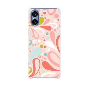 SONY Xperia 5 V �p Xperia 5 V SO-53D SOG12 XQ-DE44 �p �n�[�h�P�[�X 003548 �͗l�@�s���N�@�J���t��