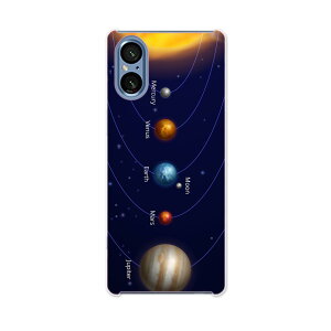 SONY Xperia 5 V p Xperia 5 V SO-53D SOG12 XQ-DE44 p n[hP[X 033409 solar system zn