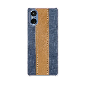SONY Xperia 5 V �p Xperia 5 V SO-53D SOG12 XQ-DE44 �p �n�[�h�P�[�X 006469 �f�j���@�͗l