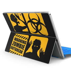 Surface Pro7 (2019) Pro6 Pro2017 pro4 用 スキンシール igsticker サーフェス ノートブック ノートパソコン カバー ケース フィルム ステッカー アクセサリー 保護 001202 ゾンビ ハロウィン