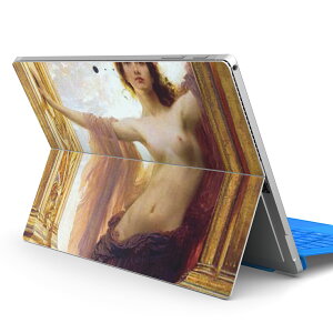 Surface Pro7 (2019) Pro6 Pro2017 pro4 用 スキンシール igsticker サーフェス ノートブック ノートパソコン カバー ケース フィルム ステッカー アクセサリー 保護 003217 クール 人物 絵画 イラスト