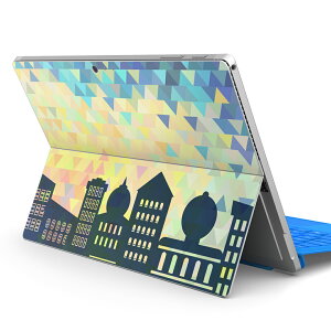 Surface Pro7 (2019) Pro6 Pro2017 pro4 用 スキンシール igsticker サーフェス ノートブック ノートパソコン カバー ケース フィルム ステッカー アクセサリー 保護 009665 風景 景色 イラスト