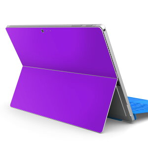 Surface Pro7 (2019) Pro6 Pro2017 pro4 用 スキンシール igsticker サーフェス ノートブック ノートパソコン カバー ケース フィルム ステッカー アクセサリー 保護 012236 紫 単色 シンプル