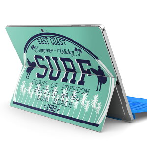 Surface Pro7 (2019) Pro6 Pro2017 pro4 用 スキンシール igsticker サーフェス ノートブック ノートパソコン カバー ケース フィルム ステッカー アクセサリー 保護 012455 サーフ ロゴ ビーチ