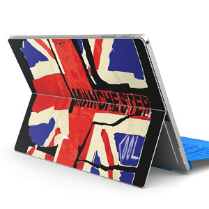 Surface Pro7 (2019) Pro6 Pro2017 pro4 用 スキンシール igsticker サーフェス ノートブック ノートパソコン カバー ケース フィルム ステッカー アクセサリー 保護 012698 ユニオンジャック 国旗 イギリ