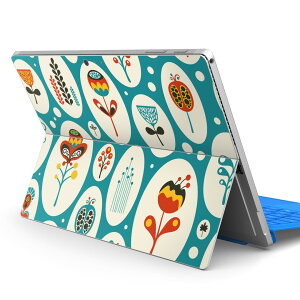 Surface Pro7 (2019) Pro6 Pro2017 pro4 用 スキンシール igsticker サーフェス ノートブック ノートパソコン カバー ケース フィルム ステッカー アクセサリー 保護 016312 レトロ 模様