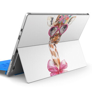 Surface Pro7 (2019) Pro6 Pro2017 pro4 p XLV[ igsticker T[tFX m[gubN m[gp\R Jo[ P[X tB XebJ[ ANZT[ ی 017752 iف@@Giraffe@