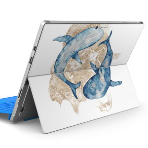Surface Pro7 (2019) Pro6 Pro2017 pro4 p XLV[ igsticker T[tFX m[gubN m[gp\R Jo[ P[X tB XebJ[ ANZT[ ی 017854 C̒ Underwater@@C̒