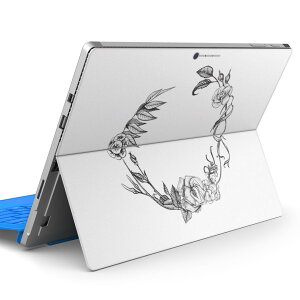 Surface Pro7 (2019) Pro6 Pro2017 pro4 p XLV[ igsticker T[tFX m[gubN m[gp\R Jo[ P[X tB XebJ[ ANZT[ ی 019568 tHg flower mN 