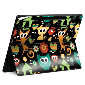 Surface Pro 12 インチ (2025) 用 スキンシール 全面スキンシール フル SurfacePro12 用 背面 底 ステッカー 保護シール 高品質再剥離性シート キャラクター かわいい 023396 女性 顔 人物 000070 かわい