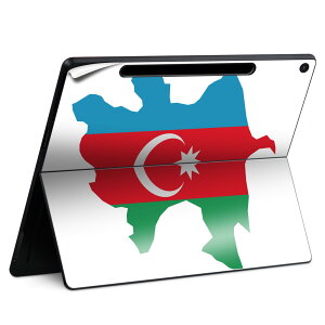 Surface Pro 12 インチ (2025) 用 スキンシール 全面スキンシール フル SurfacePro12 用 背面 底 ステッカー 保護シール 高品質再剥離性シート キャラクター かわいい 023396 女性 顔 人物 034474 国旗 国