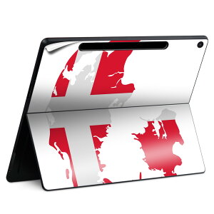 Surface Pro 12 インチ (2025) 用 スキンシール 全面スキンシール フル SurfacePro12 用 背面 底 ステッカー 保護シール 高品質再剥離性シート キャラクター かわいい 023396 女性 顔 人物 034501 国旗 国