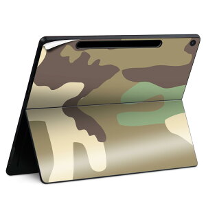 Surface Pro 12 インチ (2025) 用 スキンシール 全面スキンシール フル SurfacePro12 用 背面 底 ステッカー 保護シール 高品質再剥離性シート キャラクター かわいい 023396 女性 顔 人物 004200 迷彩