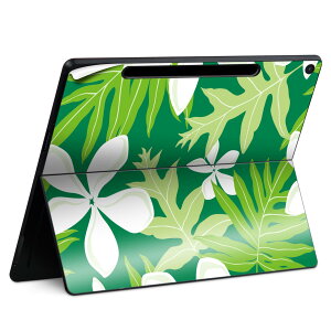 Surface Pro 12 インチ (2025) 用 スキンシール 全面スキンシール フル SurfacePro12 用 背面 底 ステッカー 保護シール 高品質再剥離性シート キャラクター かわいい 023396 女性 顔 人物 004216 花