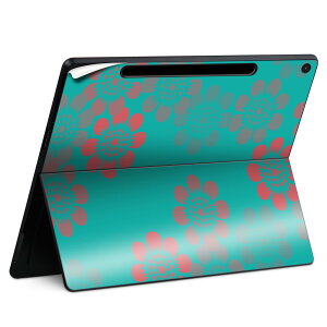 Surface Pro 12 インチ (2025) 用 スキンシール 全面スキンシール フル SurfacePro12 用 背面 底 ステッカー 保護シール 高品質再剥離性シート キャラクター かわいい 023396 女性 顔 人物 005965 花