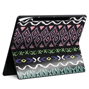 Surface Pro 12 インチ (2025) 用 スキンシール 全面スキンシール フル SurfacePro12 用 背面 底 ステッカー 保護シール 高品質再剥離性シート キャラクター かわいい 023396 女性 顔 人物 007357 カラフ