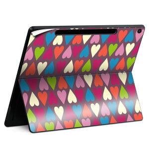 Surface Pro 12 インチ (2025) 用 スキンシール 全面スキンシール フル SurfacePro12 用 背面 底 ステッカー 保護シール 高品質再剥離性シート キャラクター かわいい 023396 女性 顔 人物 007748 カラフ