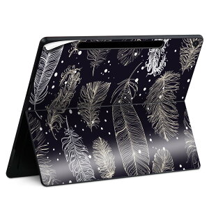 Surface Pro 12 インチ (2025) 用 スキンシール 全面スキンシール フル SurfacePro12 用 背面 底 ステッカー 保護シール 高品質再剥離性シート キャラクター かわいい 023396 女性 顔 人物 010310 植物