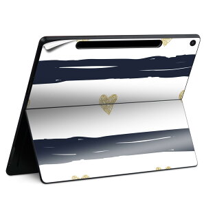 Surface Pro 12 インチ (2025) 用 スキンシール 全面スキンシール フル SurfacePro12 用 背面 底 ステッカー 保護シール 高品質再剥離性シート キャラクター かわいい 023396 女性 顔 人物 010571 ハート