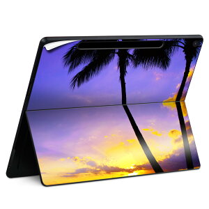 Surface Pro 12 インチ (2025) 用 スキンシール 全面スキンシール フル SurfacePro12 用 背面 底 ステッカー 保護シール 高品質再剥離性シート キャラクター かわいい 023396 女性 顔 人物 015718 風景