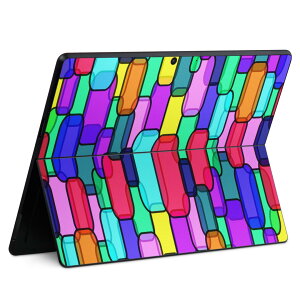 Surface Pro11(2024) / Pro10(for Business) / Pro9(2022) ���ʑΉ� �w�� �ی� �f�U�C�� �X�L���V�[�� Pro8/ProX �e��Ή� 000101 �J���t�� �^�C�� �͗l