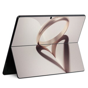 Surface Pro11(2024) / Pro10(for Business) / Pro9(2022) 共通対応 背面 保護 デザイン スキンシール Pro8/ProX 各種対応 000869 ハート リング
