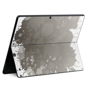 Surface Pro11(2024) / Pro10(for Business) / Pro9(2022) 共通対応 背面 保護 デザイン スキンシール Pro8/ProX 各種対応 000902 ペイント モノクロ