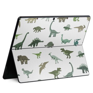 Surface Pro11(2024) / Pro10(for Business) / Pro9(2022) ���ʑΉ� �w�� �ی� �f�U�C�� �X�L���V�[�� Pro8/ProX �e��Ή� 020763 ���� �_�C�i�\�[ Dinosaurs