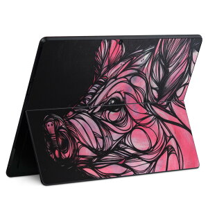 Surface Pro11(2024) / Pro10(for Business) / Pro9(2022) ���ʑΉ� �w�� �ی� �f�U�C�� �X�L���V�[�� Pro8/ProX �e��Ή� 023680 �u�^ ���� �A�j�}��