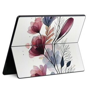 Surface Pro11(2024) / Pro10(for Business) / Pro9(2022) ���ʑΉ� �w�� �ی� �f�U�C�� �X�L���V�[�� Pro8/ProX �e��Ή� 033563 �� flower