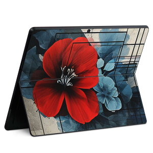 Surface Pro11(2024) / Pro10(for Business) / Pro9(2022) ʑΉ w ی fUC XLV[ Pro8/ProX eΉ 033648  flower