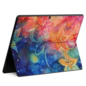 Surface Pro11(2024) / Pro10(for Business) / Pro9(2022) ʑΉ w ی fUC XLV[ Pro8/ProX eΉ 033657  flower
