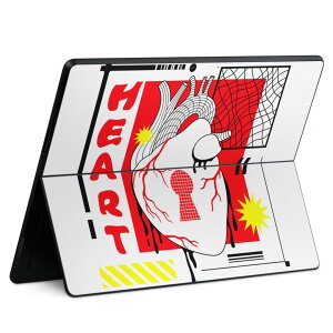 Surface Pro11(2024) / Pro10(for Business) / Pro9(2022) ���ʑΉ� �w�� �ی� �f�U�C�� �X�L���V�[�� Pro8/ProX �e��Ή� 035627 �N�[�� heart �S�� ��M