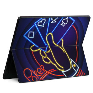 Surface Pro11(2024) / Pro10(for Business) / Pro9(2022) ���ʑΉ� �w�� �ی� �f�U�C�� �X�L���V�[�� Pro8/ProX �e��Ή� 007414 �g�����v �l�I�� �|�[�J�[ �J�W�m