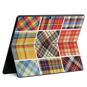 Surface Pro11(2024) / Pro10(for Business) / Pro9(2022) ���ʑΉ� �w�� �ی� �f�U�C�� �X�L���V�[�� Pro8/ProX �e��Ή� 007435 �`�F�b�N �͗l �J���t��