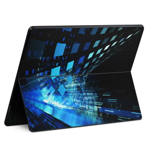 Surface Pro11(2024) / Pro10(for Business) / Pro9(2022) ���ʑΉ� �w�� �ی� �f�U�C�� �X�L���V�[�� Pro8/ProX �e��Ή� 007508 �� �u���[ �� �u���b�N