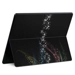 Surface Pro11(2024) / Pro10(for Business) / Pro9(2022) ���ʑΉ� �w�� �ی� �f�U�C�� �X�L���V�[�� Pro8/ProX �e��Ή� 008213 �J���t�� ���C���{�[ ���炫�� �� �u���b�N