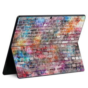 Surface Pro11(2024) / Pro10(for Business) / Pro9(2022) ���ʑΉ� �w�� �ی� �f�U�C�� �X�L���V�[�� Pro8/ProX �e��Ή� 008252 �J���t�� ���C���{�[ �����K