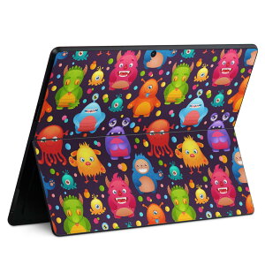 Surface Pro11(2024) / Pro10(for Business) / Pro9(2022) ���ʑΉ� �w�� �ی� �f�U�C�� �X�L���V�[�� Pro8/ProX �e��Ή� 008664 �����X�^�[ �J���t�� �L�����N�^�[