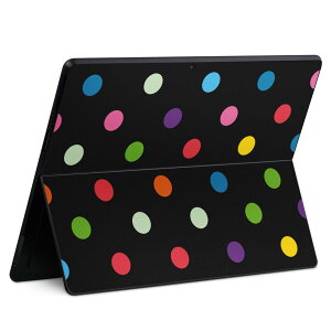Surface Pro11(2024) / Pro10(for Business) / Pro9(2022) ���ʑΉ� �w�� �ی� �f�U�C�� �X�L���V�[�� Pro8/ProX �e��Ή� 008707 ���� �J���t�� �u���b�N �� �͗l