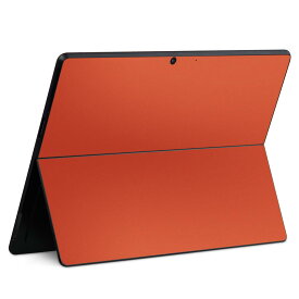 Surface Pro 9 Surface Pro 8 Surface Pro X 用 スキンシール 共通対応 igsticker サーフェス プロ 9 / プロ 8 カバー ケース 　　008974 シンプル　無地　オレンジ