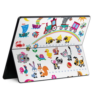 Surface Pro11(2024) / Pro10(for Business) / Pro9(2022) ���ʑΉ� �w�� �ی� �f�U�C�� �X�L���V�[�� Pro8/ProX �e��Ή� 009185 �J���t�� ���� �L�����N�^�[