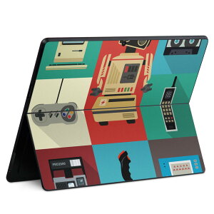 Surface Pro11(2024) / Pro10(for Business) / Pro9(2022) ���ʑΉ� �w�� �ی� �f�U�C�� �X�L���V�[�� Pro8/ProX �e��Ή� 010292 ���{�b�g �Q�[�� �J���t��