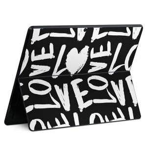 Surface Pro11(2024) / Pro10(for Business) / Pro9(2022) ʑΉ w ی fUC XLV[ Pro8/ProX eΉ 011408 LOVE n[g 