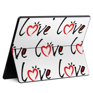 Surface Pro11(2024) / Pro10(for Business) / Pro9(2022) ʑΉ w ی fUC XLV[ Pro8/ProX eΉ 011823 p LOVE n[g