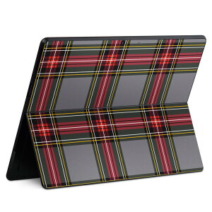 Surface Pro11(2024) / Pro10(for Business) / Pro9(2022) ���ʑΉ� �w�� �ی� �f�U�C�� �X�L���V�[�� Pro8/ProX �e��Ή� 012462 �� �O���[ �`�F�b�N