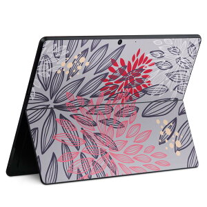 Surface Pro11(2024) / Pro10(for Business) / Pro9(2022) ���ʑΉ� �w�� �ی� �f�U�C�� �X�L���V�[�� Pro8/ProX �e��Ή� 012510 �O���[ �� �s���N