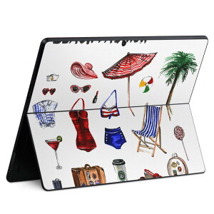 Surface Pro11(2024) / Pro10(for Business) / Pro9(2022) ���ʑΉ� �w�� �ی� �f�U�C�� �X�L���V�[�� Pro8/ProX �e��Ή� 013583 �C �r�[�` �t�@�b�V����