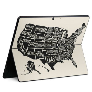 Surface Pro11(2024) / Pro10(for Business) / Pro9(2022) ���ʑΉ� �w�� �ی� �f�U�C�� �X�L���V�[�� Pro8/ProX �e��Ή� 014307 �A�����J �n�} �O��